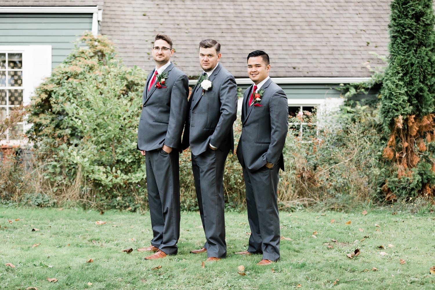Groomsmen posing | Vancouver wedding photographer