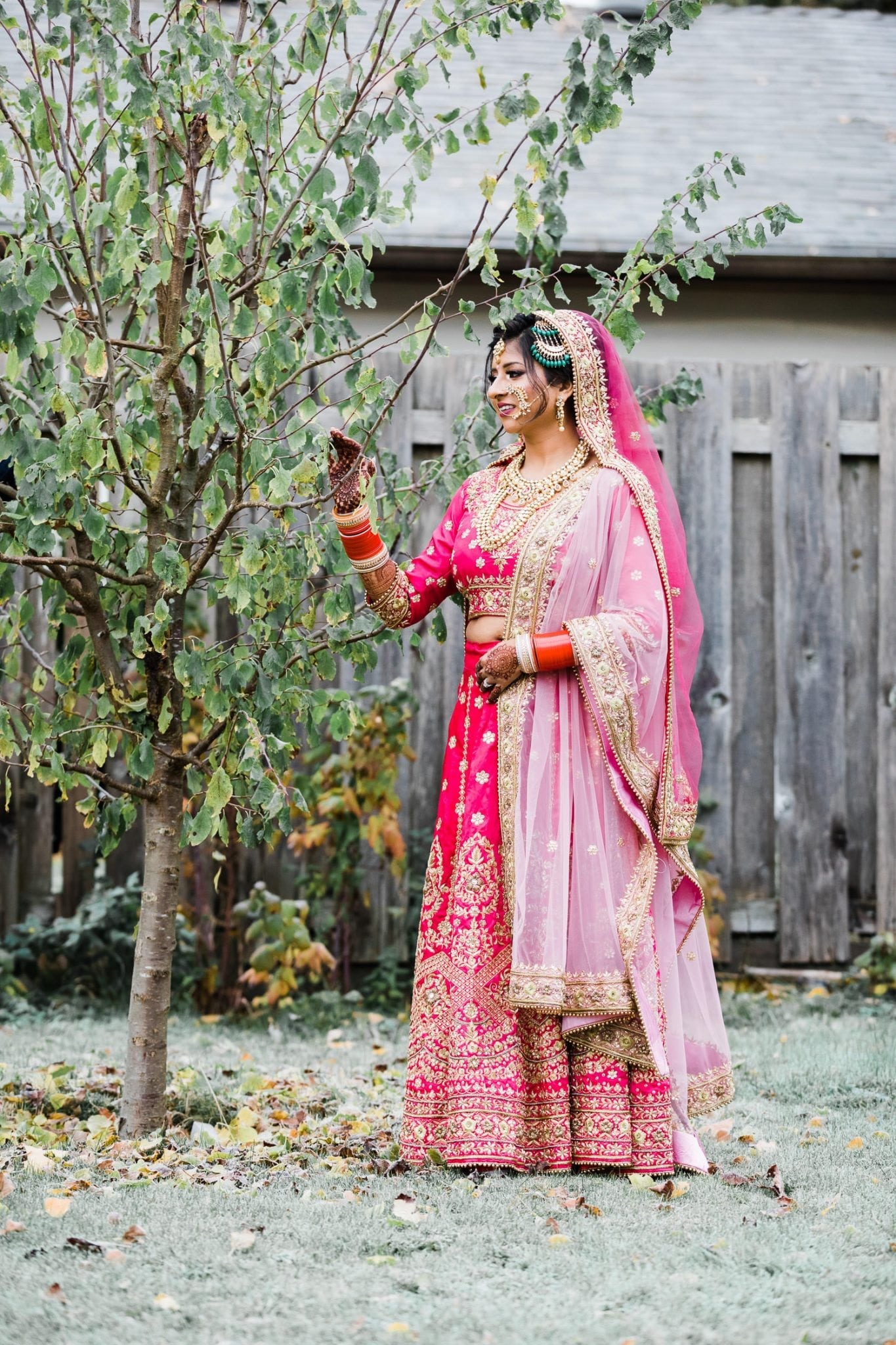Indian bride in her outfit | Indian wedding photography Vancouver