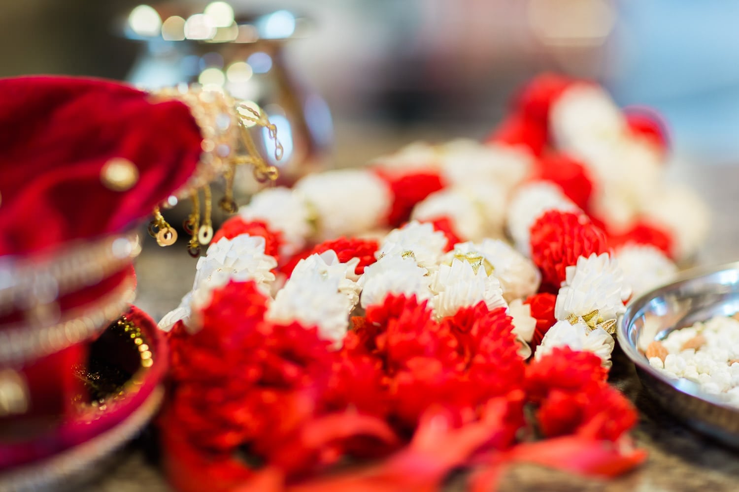Details of the decor, Indian and Norwegian wedding | Vancouver Indian wedding photographer